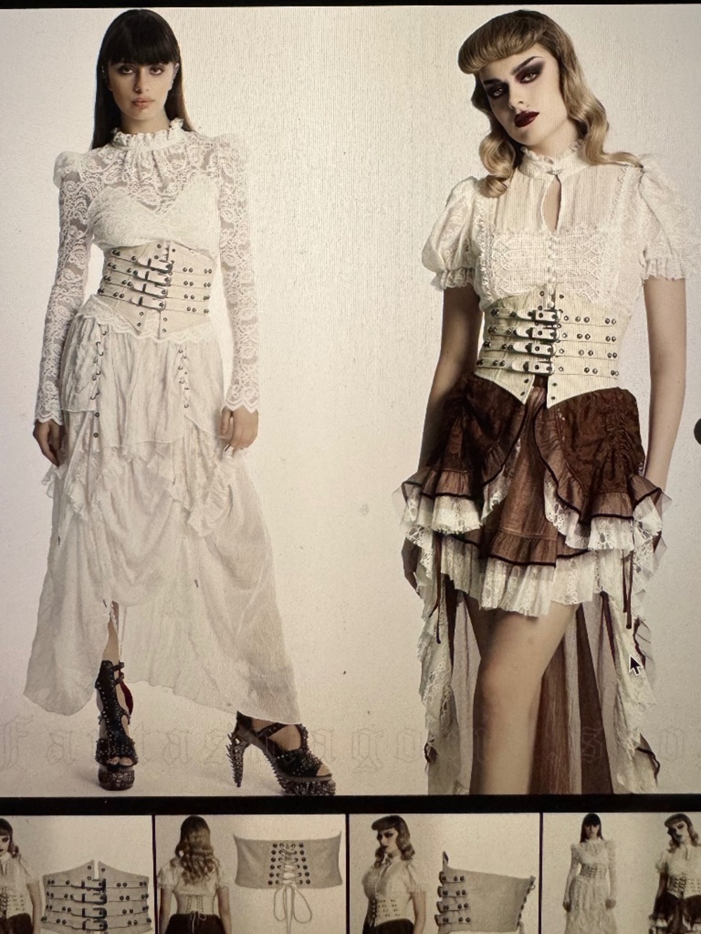 Punk Rave corset belt wait clincher xs/s